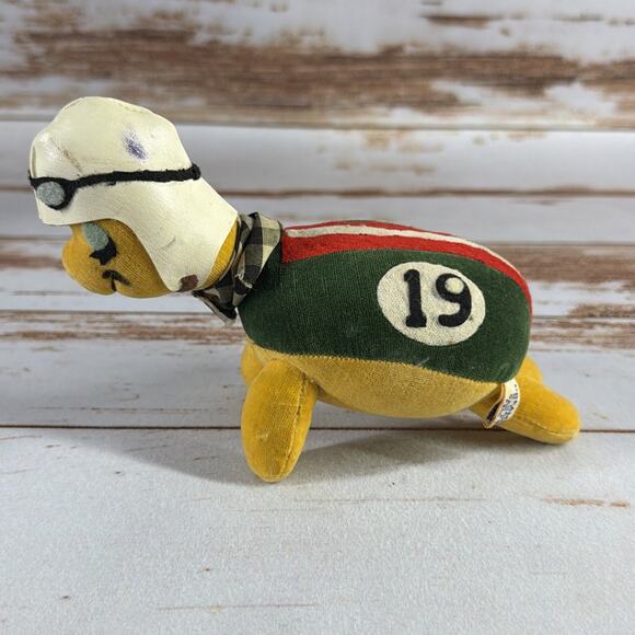 Rare Vintage Dakin Dream Pets Racing Turtle Plush 5x6 - Picture 1 of 9